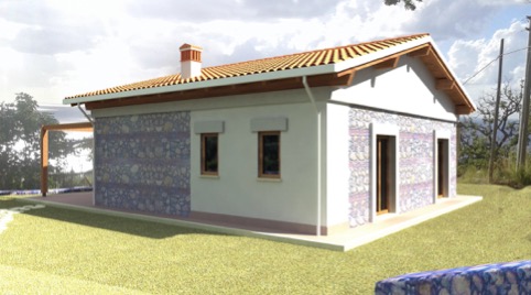 ristrutturazione punto vendita azienda agricola - render